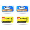 The Shave Factory Premium Shaving Set - 20 Feather Double Edge Razor Blades and 20 Personna Double Edge Razor Blades
