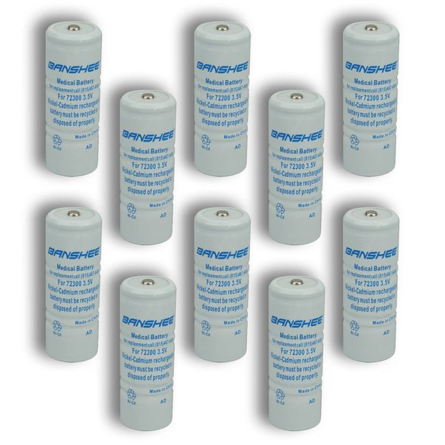 10 PACK SUPER Capacity 72300 3.5V BATTERY For WELCH ALLYN 71000