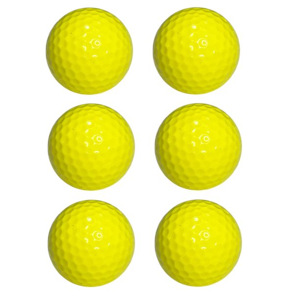 Infusion Miniature Golf Balls, Yellow Golf Balls