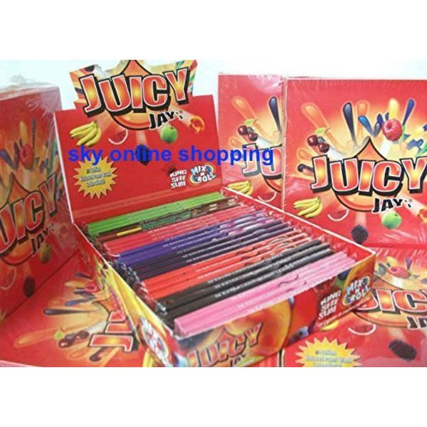 12 x JUICY Jay Pick N Mix Kingsize Flavoured rolling papers