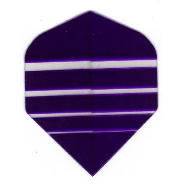 3 Sets #3159 AmeriThon Purple/Clear Bands Dart Flights