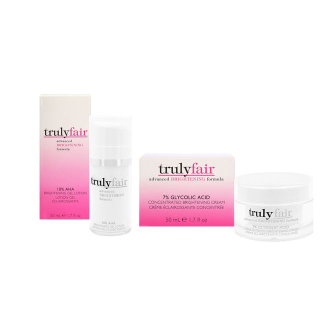 Truly Fair 2 Pc Kit - 1.7oz 10 Percent Aha Brightening Gel Lotion & More