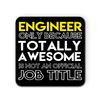 Personalised Any Job Title Name Mug and Coaster Set Tea Coffe Cup Customised