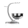 GRUTTI Shaving Brush Razor Stand with Soap Bowl, Safety Mens Razor Holder with Non Slip Base Shaving Kit for Men Boyfriend Husband Dad Birthday Fathers Day Gift