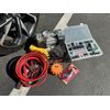 Roadside Emergency Kit 12v Air Compressor Tire Repair Kit  &  Jumping Cable