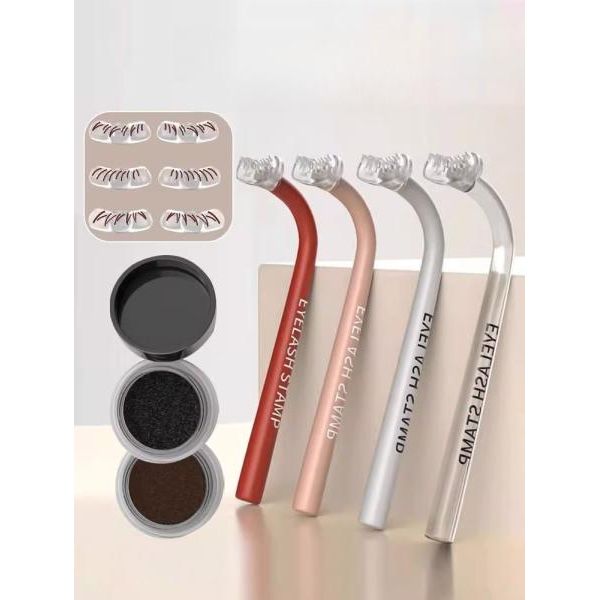 Eyelash Stamp Under Makeup Stamp One Touch Eye Makeup Set