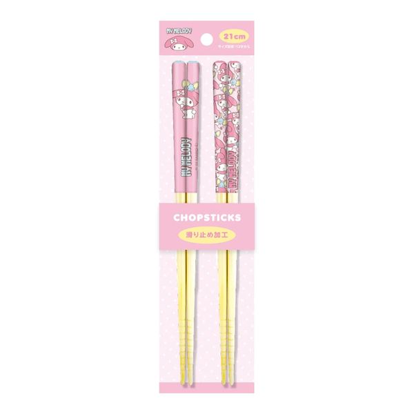 Tees Factory Sanrio SR-5535610MM Pair Bamboo Chopsticks 8.3 inches (21 cm) Beyond Your Melody H21cm