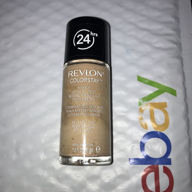 Revlon ColorStay 24HR Combo/Oily Skin 340 EARLY TAN SPF6 uns nwob NON-PUMP