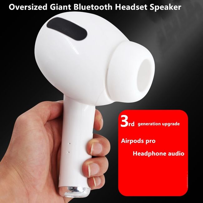 Giant headphone online speaker