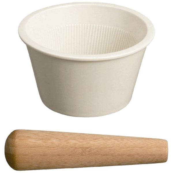 KINTO TAKU 27732 Mortar & Pestle, White