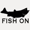 CafePress Fish On Unique and Funny Shot Glass