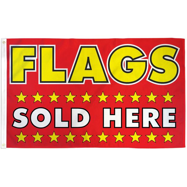 Flags Sold Here Flag 3x5ft Flags for Sale Banner Sign Flags Here