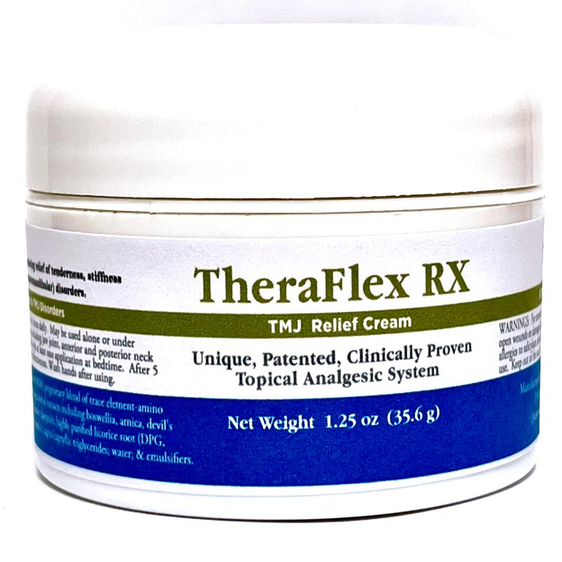 Theraflex RX® TMJ Cream (Doctor Formulated). This is a Patented Topical ...