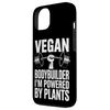 Powered By Plants Vegetarian Vegan Bodybuilder Case for iPhone 13
