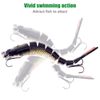 Pack of 5 Pike Baits, Artificial Bait Wobbler Pike, Fish Bait 14 cm/26 g, Swimbait Lifelike for Zander, Perch, Trout, Fishing Bait for Fresh and Salt Water, Bass Bait and Zander Bait