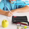 Axinost Canvas Pencil Bag, black, Many colours