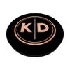 KD Monogram Gift Two Initials KD Monogram PopSockets PopGrip: Swappable Grip for Phones & Tablets