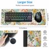 Woutay Desk Mouse Pad,Flower,Extended Large Mouse Mat Desk Pad