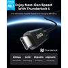 Anker Prime TB5 Cable 240W USB C to USB C Charging 3.3ft Thunderbolt 5-Certified