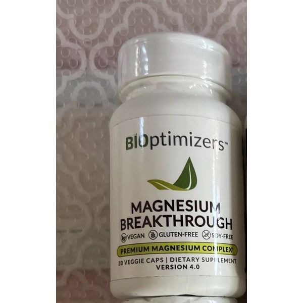 BiOptimizers Magnesium Breakthrough 30 VegCaps Each BB 04/26
