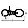nissatyein Trigger Snap P – 640 – P – 642 , nickle
