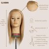 L 'Image Claudia Claudia – Light training head, 30 – 40 cm Indian Hair Training Head