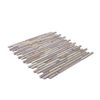 Gray Waterfall Linear Mosaic Tile (Sample Swatch- 5"x4")