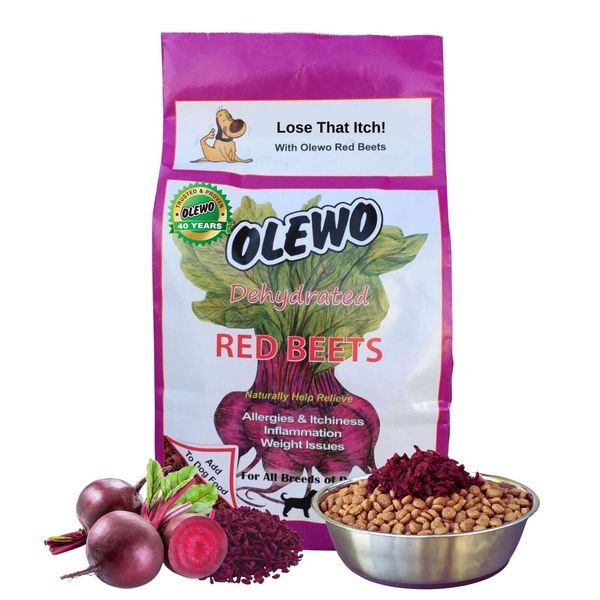 Olewo Original Red Beets for Dogs â€“ Natural Anti Itch for Dogs, Dog Food Toppe