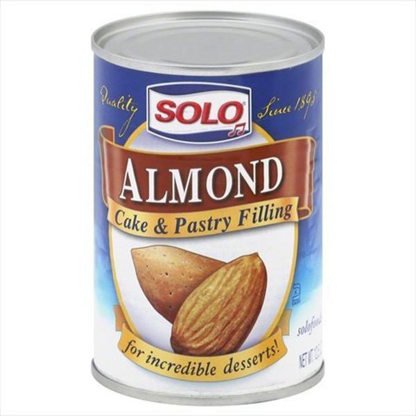 Solo Cake & Pastry Filling Almond 12.5 OZ (Pack of 4)