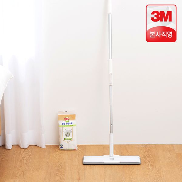 3M Mop All Touch Double Action Mop Large + Electrostatic Cleaning Cloth Basic 50 Sheets / Scotchbrite