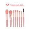8pcs Portable Soft Makeup Brush Set Eyeshadow, Foundation, Powder, Concealer