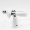 DiCUNO E26 Base Adapter for LED Bulbs, 4 Branch Sockets, E26 to E26, Lighting Angle Adjustable, E26 Extension Socket
