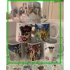 Custom Coffee Mug And Bottle Opener Keychain Bad Bunny