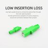 ANPTAIKE E2000 APC/UPC Simplex Fiber Optic Adapter E2000 Fiber Optic Coupler Fiber Flange Connector E2000 APC 6pcs