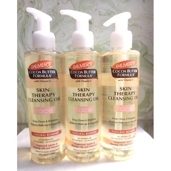 3X - Palmers Cocoa Butter Skin Therapy Cleansing Oil Face Rosehip 6.5 fl oz (ea)