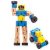 Tobar 19519 Wooden TRANSFORMBOT, Mixed