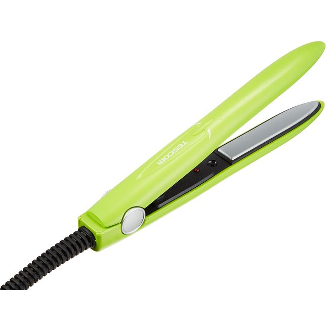 TESCOM THS10-G Hair Iron, Straight & Curl, 2-Way Styleup Mini, Green