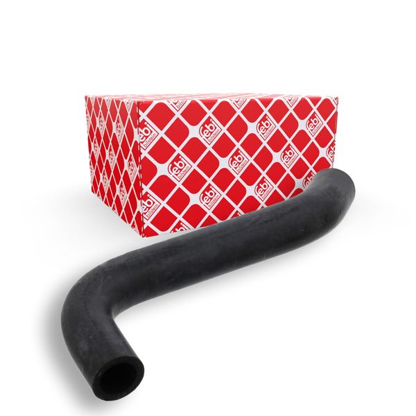 febi bilstein 35057 Coolant Hose, 1 unit, Black
