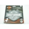 Harley Davidson Cycles Black/White Trailer Hitch Plug Cover Universal Receiver