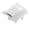 sourcing map Waterproof Cover Box Wall Mount Switch Case Flip Cap 86 Type PVC White
