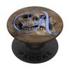A Blue Skull Skeleton Dead Horror Initial Monogram Letter PopSockets Swappable PopGrip