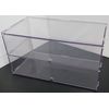 Clear Acrylic Bakery Shop Display Case With Two Compartments