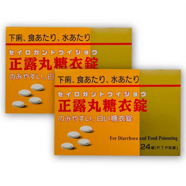 【第2類医薬品】ニッシン正露丸糖衣錠 24錠 ×2