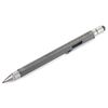 Troika Construction Ballpoint Pen, TITANIUM  w/ ruler, screwdriver,st
