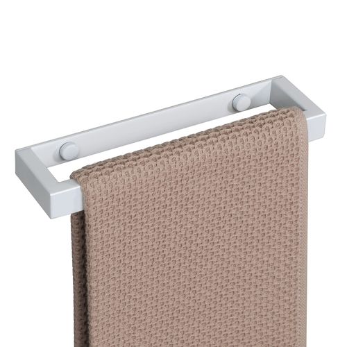 Alise Bath Towel Bar,Wall Mount Towel Holder Towel Rack Towel Hanger for Bathroom Lavatory,8 Inch SUS304 Stainless Steel Towel Rail,White Finish GJF020-W