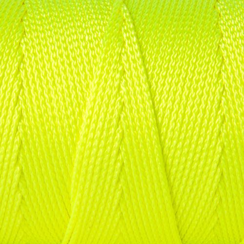 HONGDA Nylon Twine, 1000 Feet #18 Braided Nylon Mason line String Perfect for Masonry Jobs and for The Layout of General Construction, Gardening, DIY Project, Fluorescent Yellow
