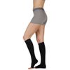 Juzo Basic 4410ad 15-20mmhg Knee-High Open Toe Compression Stocking, Black, 2 (II) Short