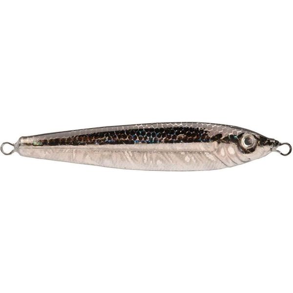 P-Line PLM1-01 Laser Minnow SIVER BLACK, 1 OUNCE
