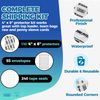 Ding Defend Card Shipping Kit Envelope Bubble Mailers - 110 4’’ x 6’’ Protectors