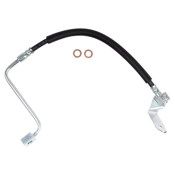TRQ Rear Left Brake Hose Driver Side Compatible with 2013-2016 Dodge Charger